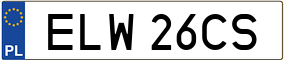 Truck License Plate